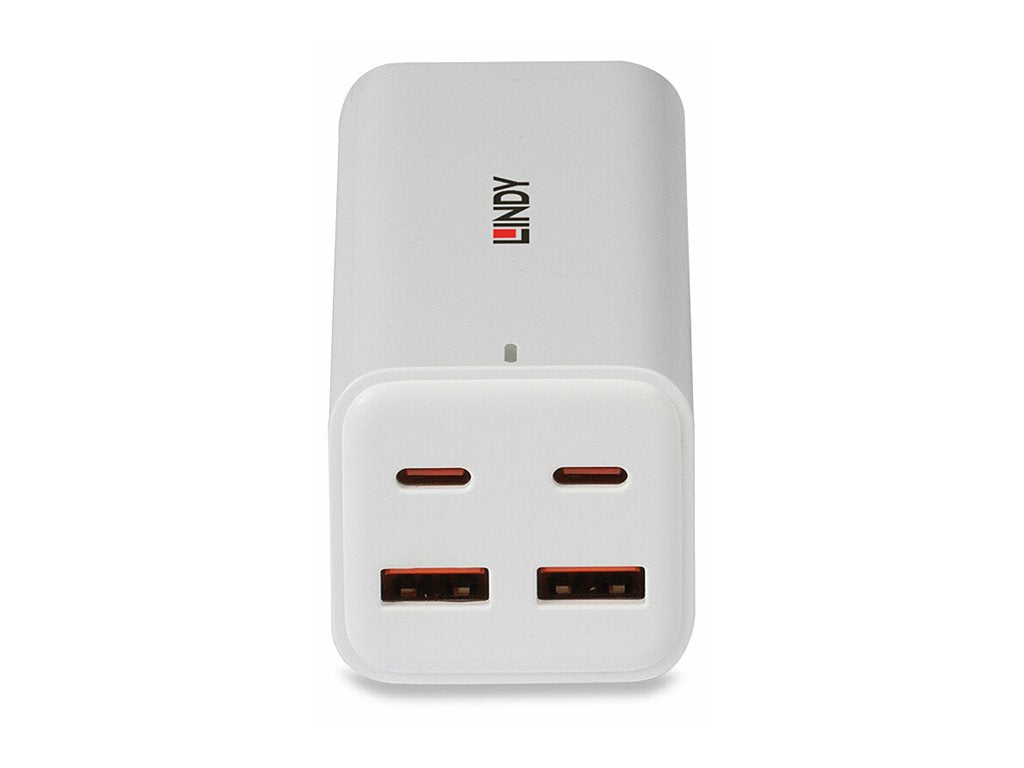 LINDY LINDY 100W 4-Port USB Desktop GaN Fast Charger