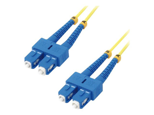 MCL-SAMAR MCL SC/SC duplex singlemode 9/125 OS2 optical fiber - 1m