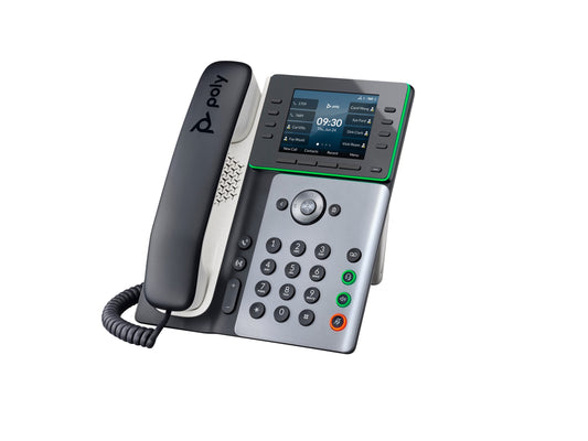 HP Poly Edge E350 IP Phone and PoE-enabled