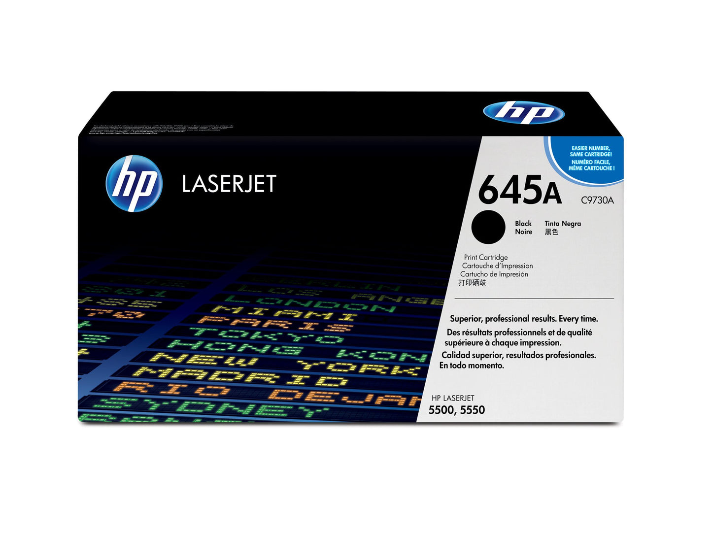 HP INC. HP 645A original Colour LaserJet Toner cartridge C9730A black standard capacity 13.000 pages 1-pack