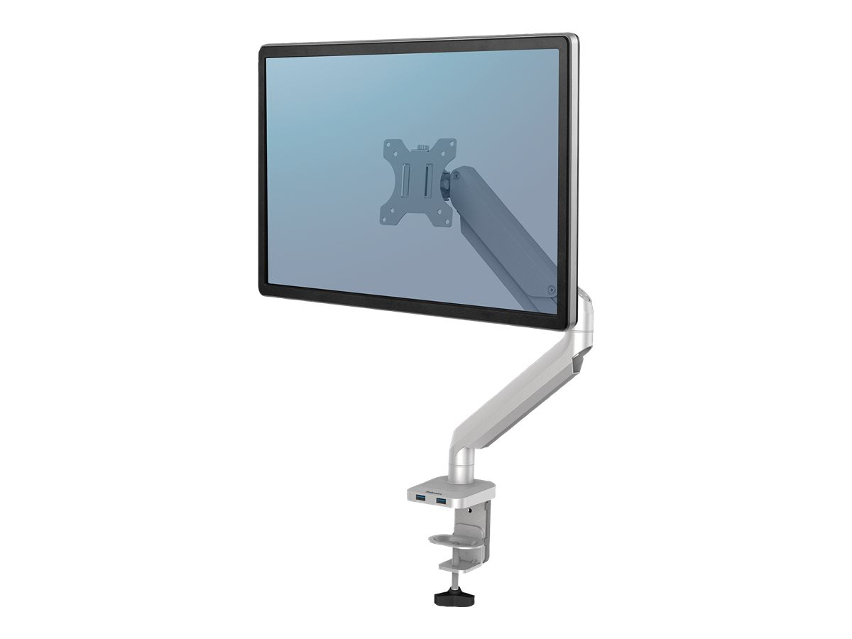 FELLOWES Bras Porte-Ecran Simple Gris Platinum Series