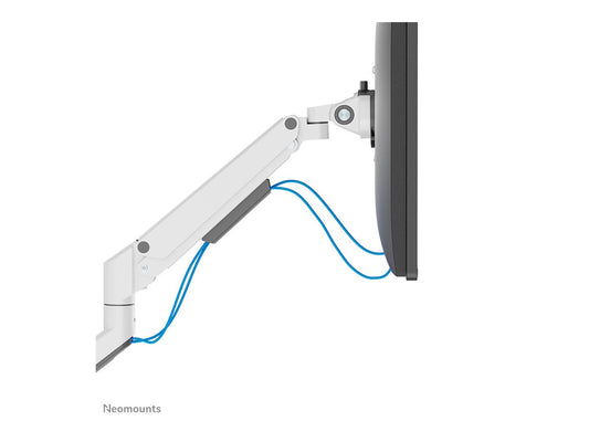 NEOMOUNTS DS70-250WH2 Support décran à fixer 17-32p - ressort à gaz - Topfix - arrêt 180