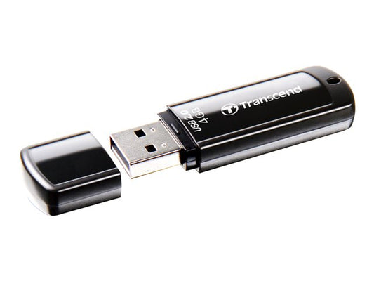 TRANSCEND 4Go Clé USB 2.0 - Noir