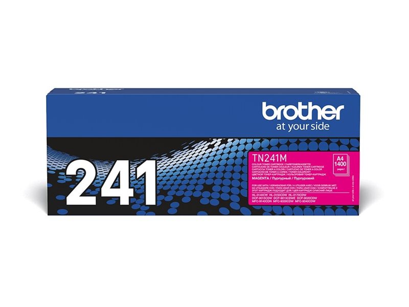 BROTHER TN241M HL-3140CW/3150CDW/3170CDW cartouche de toner magenta capacité standard 1.400 pages pack de 1