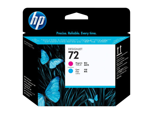 HP 72 original printhead C9383A magenta and cyan standard capacity 1-pack
