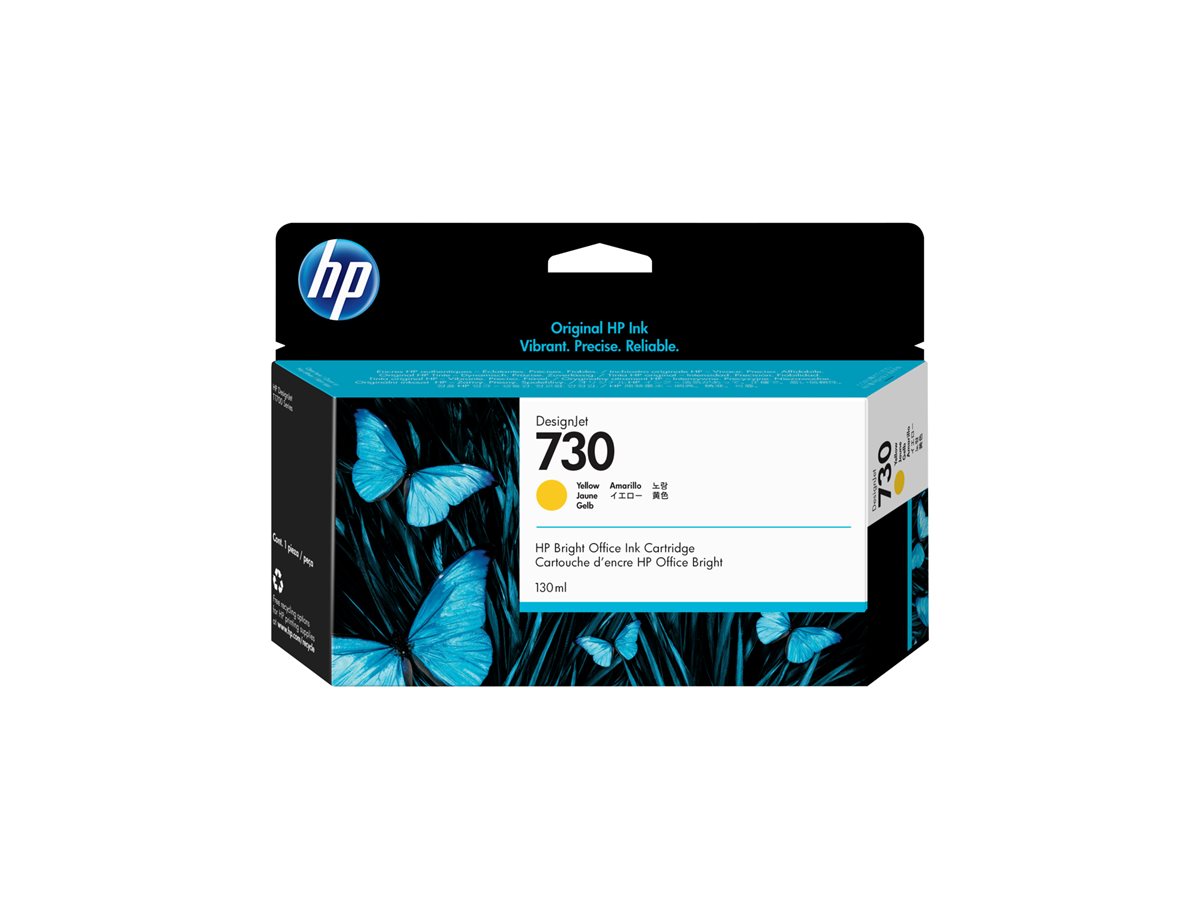 HP 730 130 ml Yellow Ink Cartridge