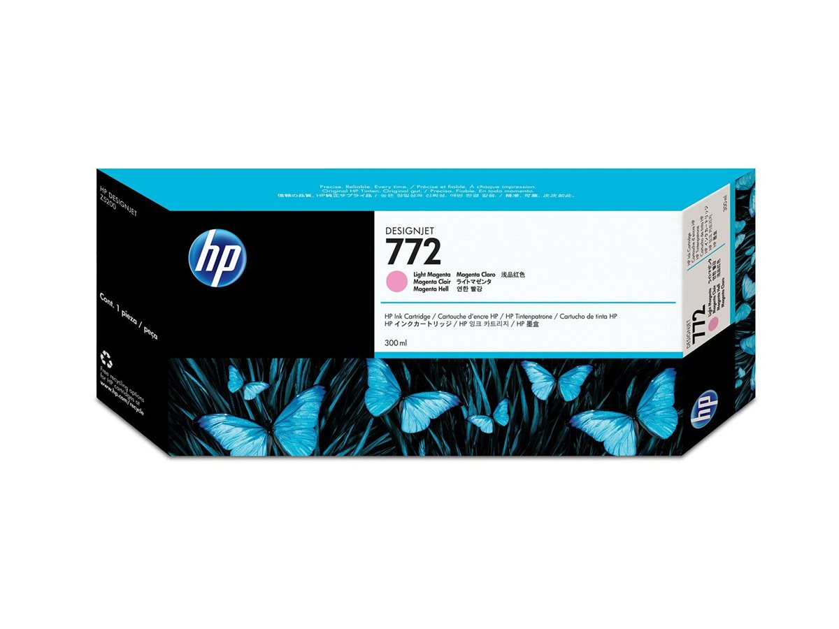 HP 772 original Ink cartridge CN631A light magenta standard capacity 300ml 1-pack