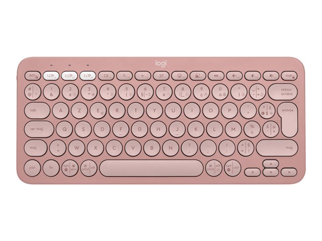 LOGITECH LOGITECH Pebble Keys 2 K380s - TONAL ROSE - (FRA) - BT - N/A - CENTRAL-419 - UNIVERSAL