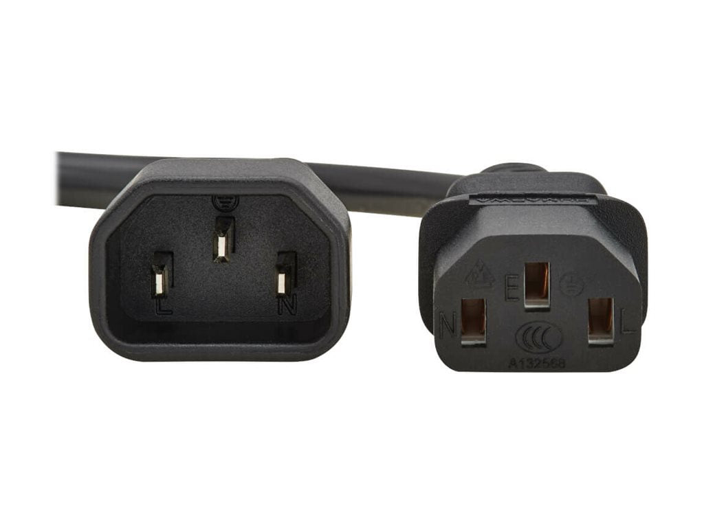 EATON TRIPPLITE Power cable IEC 60320 C14 to power IEC 60320 C13 250V 10 A 50cm Black Europe