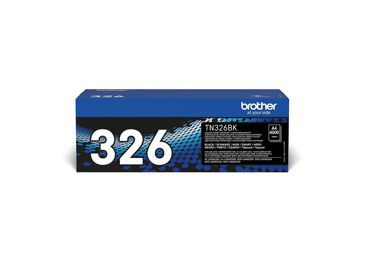 BROTHER TN-326BK cartouche de toner noir haute capacité 4.000 pages pack de 1