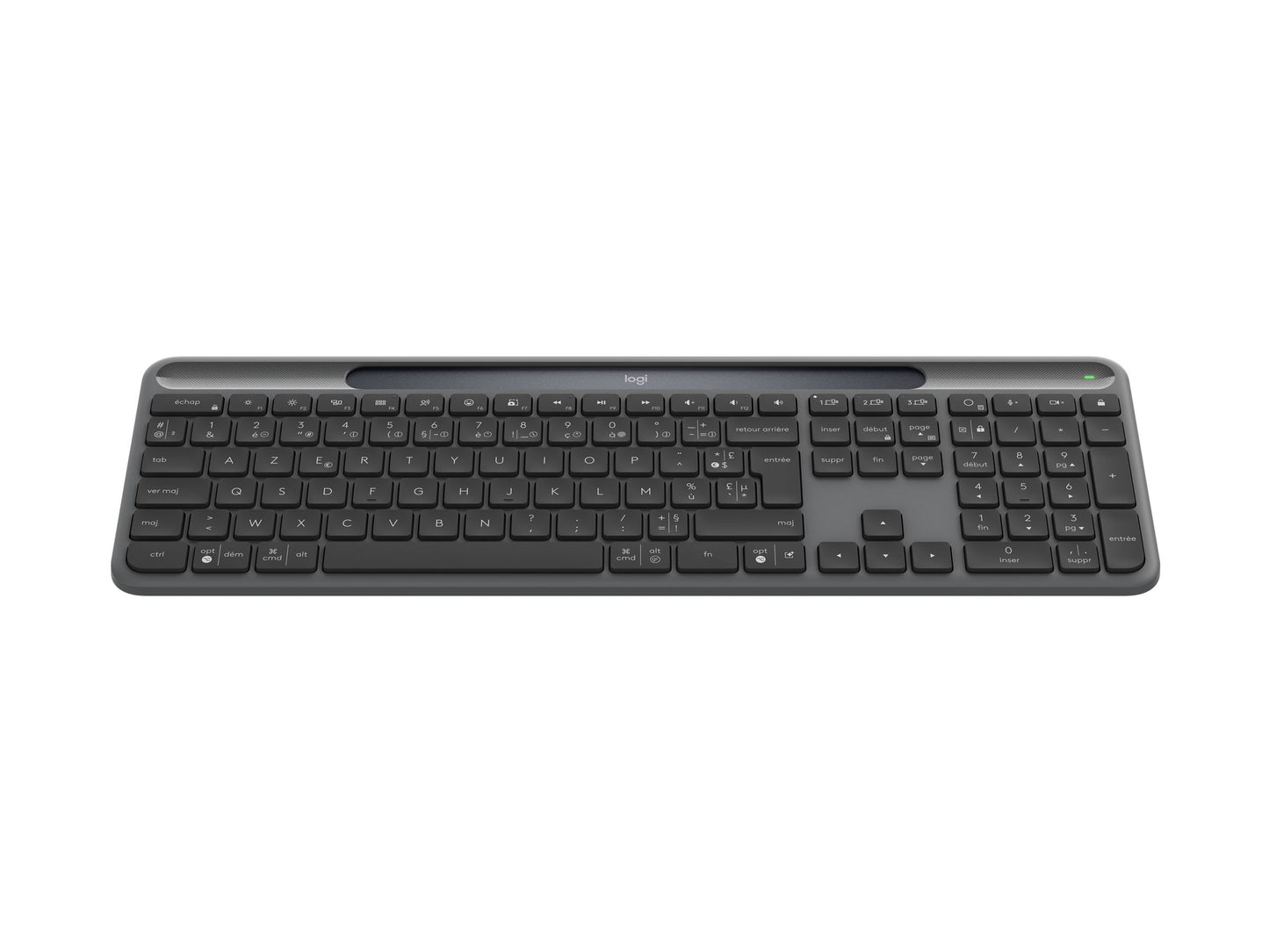 LOGITECH LOGITECH Slim Solar+ for Business - Graphite - (FR)