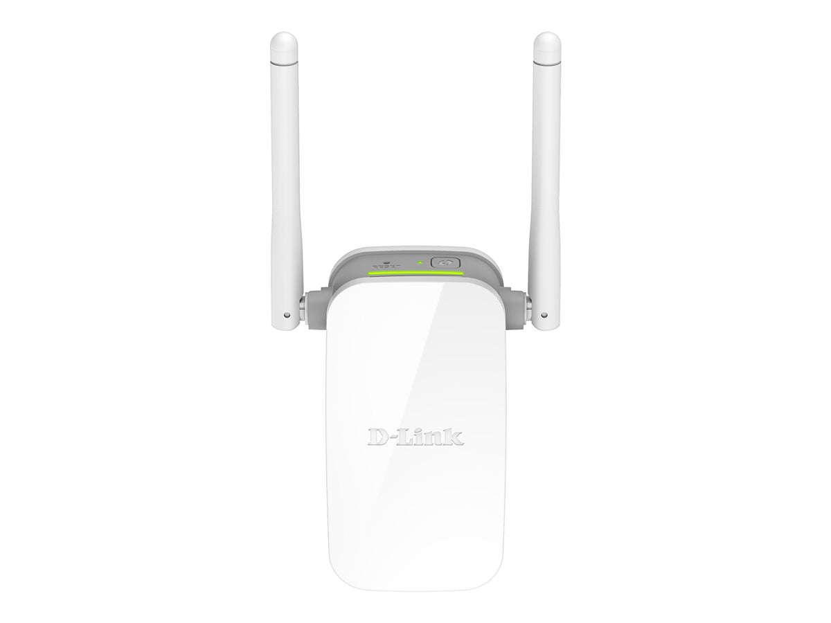 D-LINK Répéteur Wireless N 300 avec un port 10/100Mbps et 2 antennes externes WPS IEEE 802.11 b/g/n débit 300 Mbps