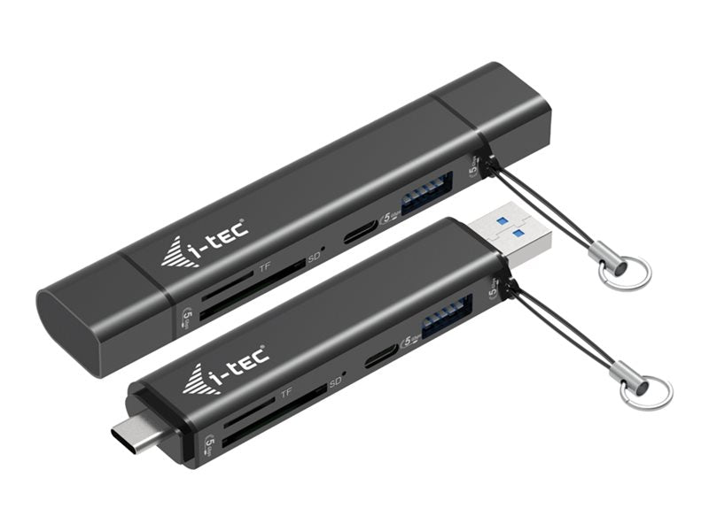 I-TEC USB-C / USB-A Dongle SD TF and 2x USB 1x USB-A 1x USB-C
