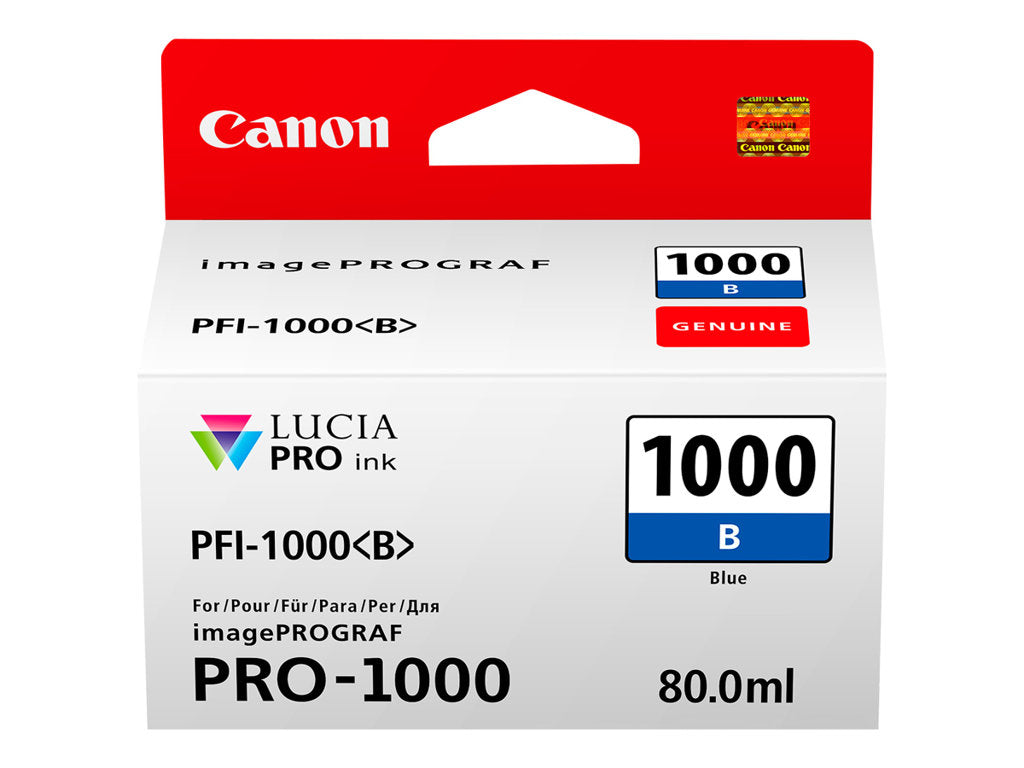 CANON 2LB PFI-1000b Ink blue standard capacity 80ml 1-pack iPF1000
