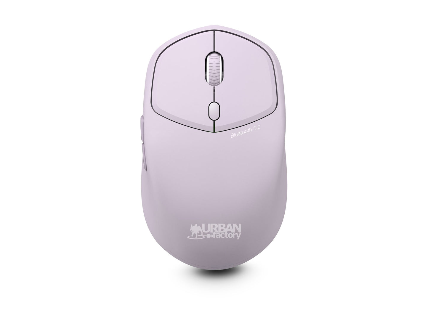URBAN FACTORY Onlee Color Ambidextrous Mouse 1600Dpi Bluetooth 5.0 - Pale Violet