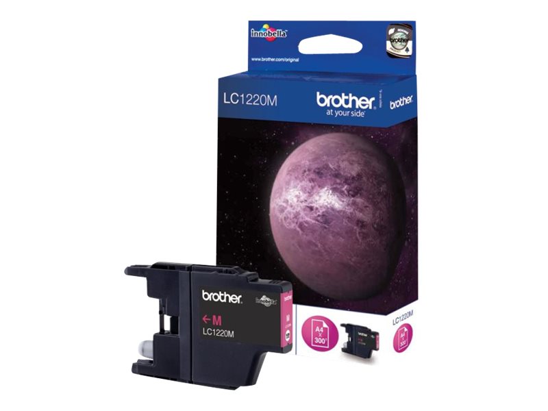 BROTHER BROTHER LC-1220 cartouche d encre magenta capacité standard 300 pages 1-pack blister sans alarme