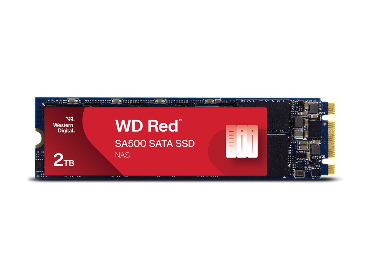 SANDISK WD Red SSD SA500 NAS 2To SATA III 6Go/s M.2 2280 Bulk POWERED BY SANDISK