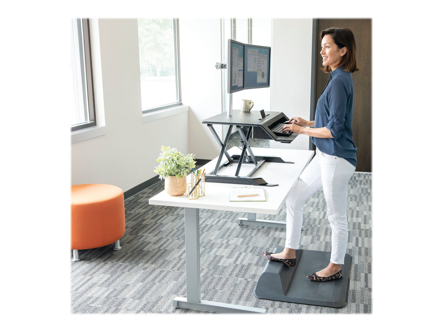 FELLOWES lotus lt sit-stand workstation