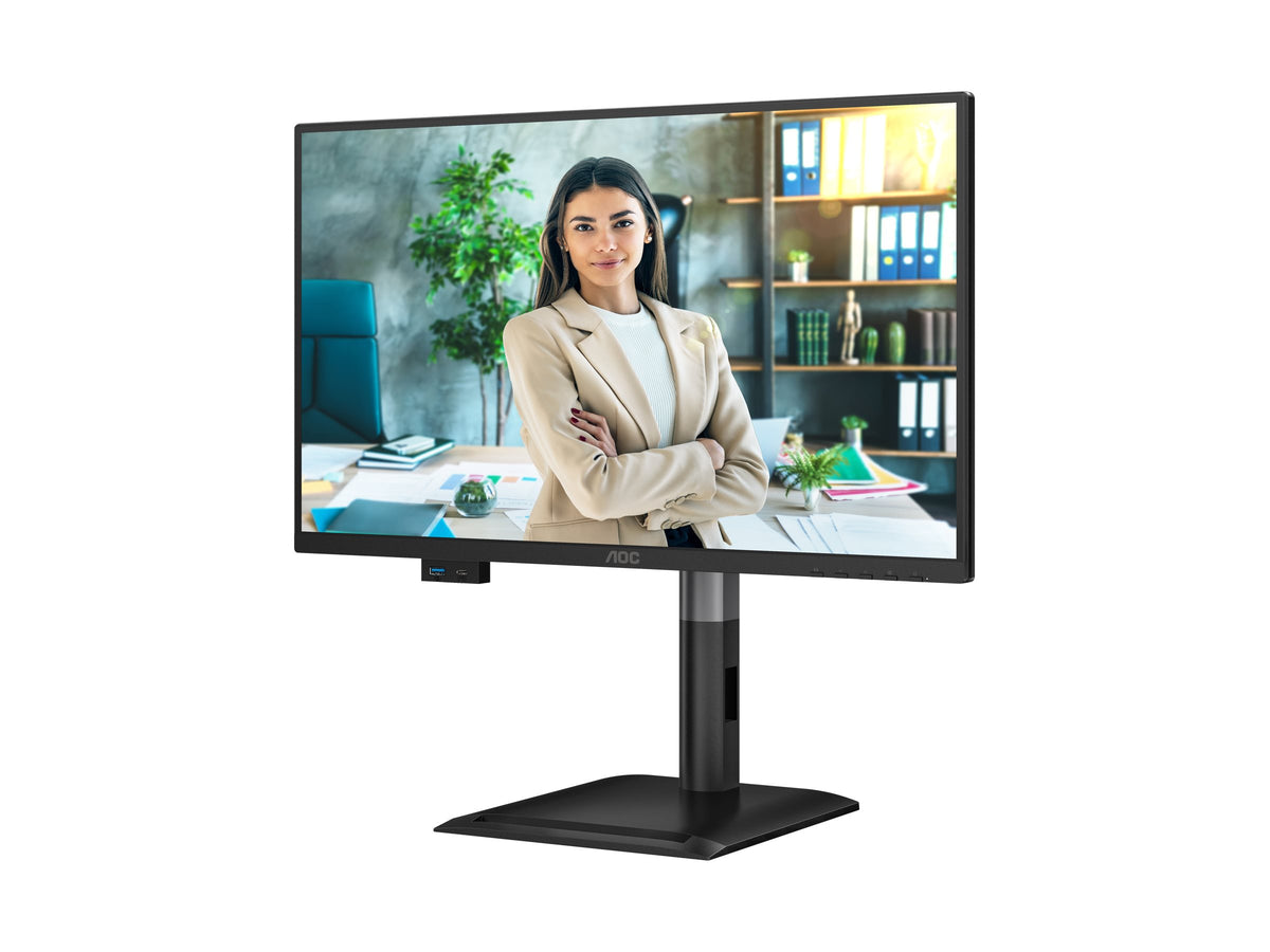 AOC INTERNATIONAL AOC 24P4CV 23.8p IPS FHD 120Hz 4ms HDMI DP USB C PD96W HUB USB Speakers HAS 150mm