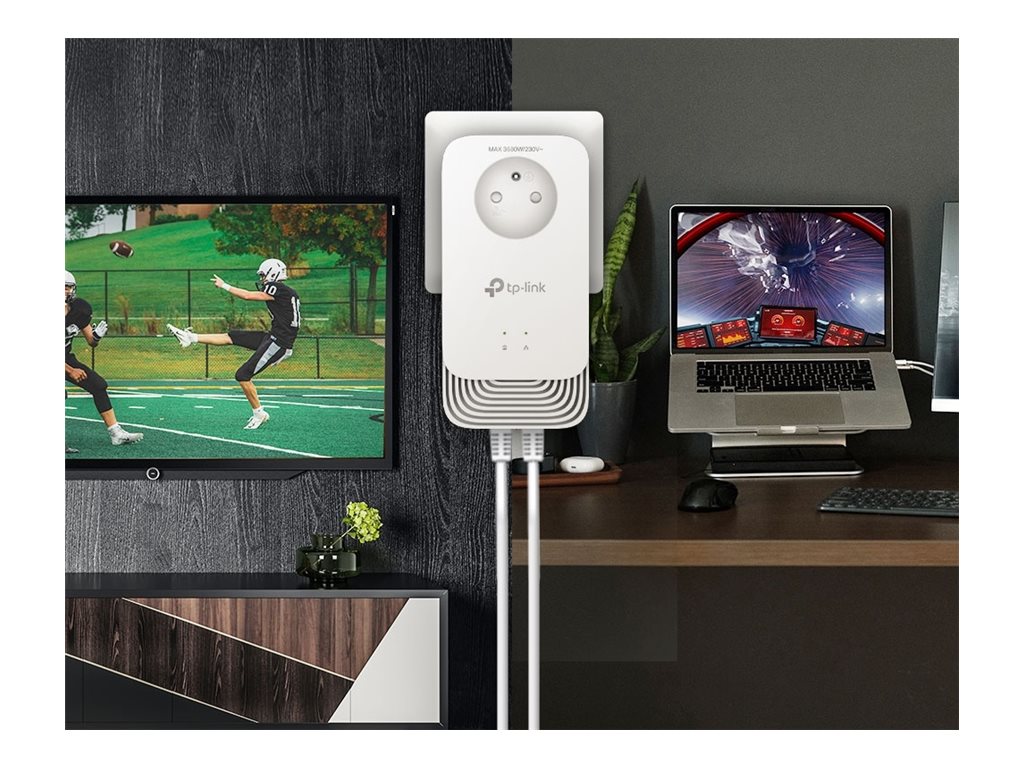 TP-LINK G.hn2400 Passthrough Powerline KIT
