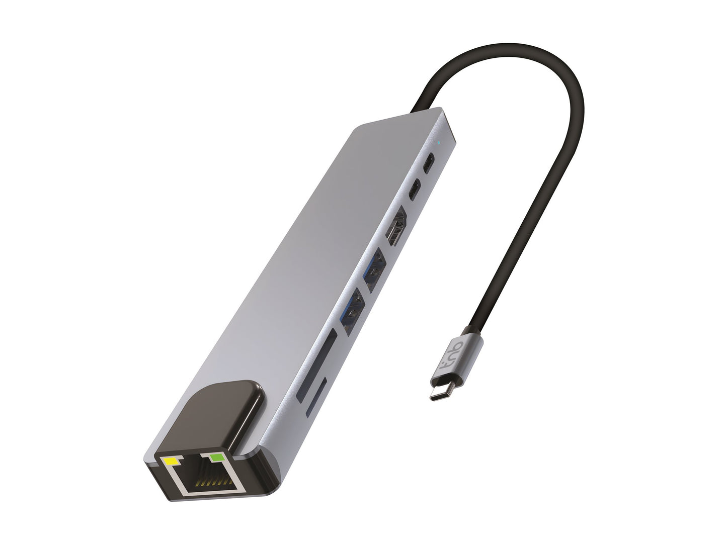 T'NB TNB iClick - Hub USB-C 8 en 1 - en aluminium