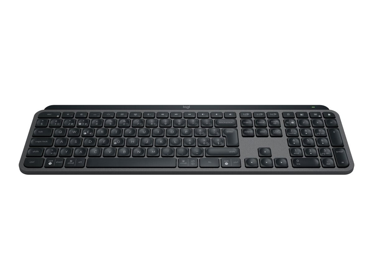 LOGITECH LOGITECH MX Keys S - GRAPHITE - (FRA) - BT - N/A - CENTRAL-419 - PLUS PALMREST