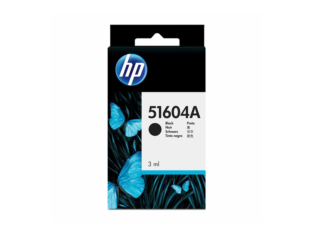 HP 51604A original Ink cartridge black standard capacity 750.000 characters 1-pack for ThInk cartridgejet and Quietjet printers