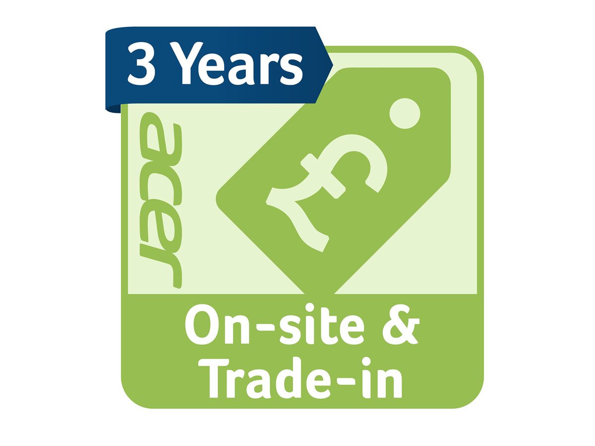ACER Care Plus Extension de garantie 3 ans sur site J+1 + Programme de reprise jusquà 550€ pour PC de Bureau Hors Predator