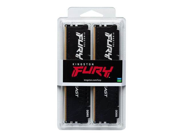 KINGSTON 64Go 6000MT/s DDR5 CL30 DIMM Kit of 2 FURY Beast Black EXPO