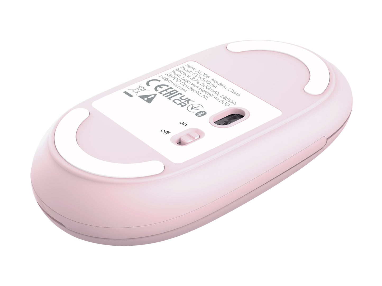 TRUST TRUST Souris sans fil SERON hyperscroll multi-connexion rechargeable rose