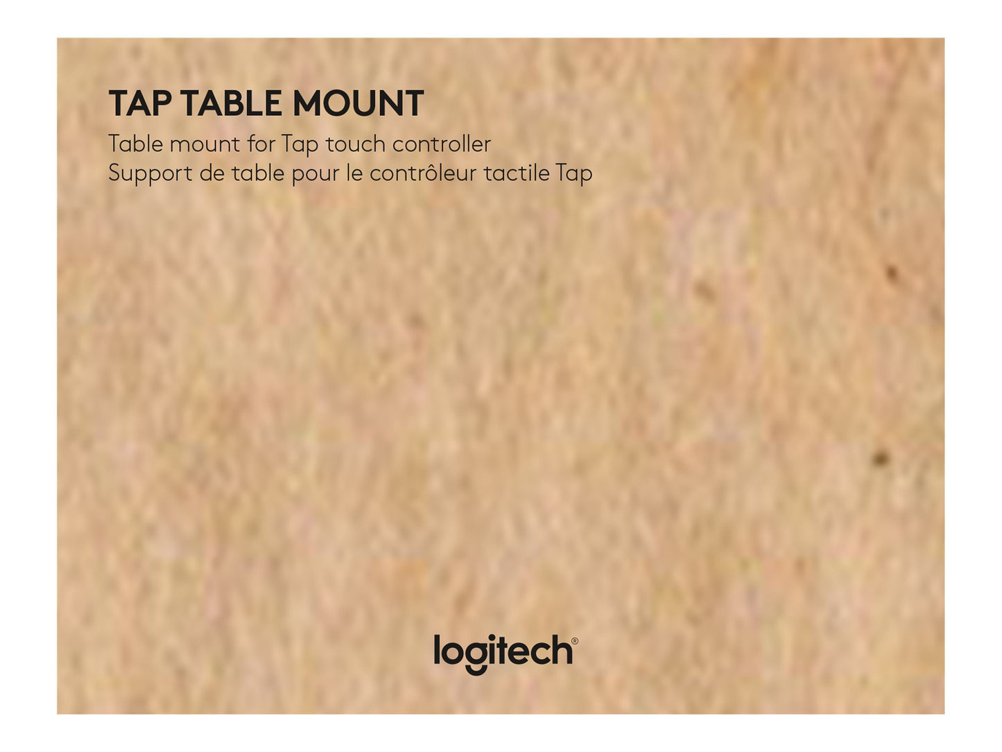 LOGITECH LOGITECH Tap Table Mount Video conferencing controller mounting kit for Room Solution Base Bundle Huddle Large Tap