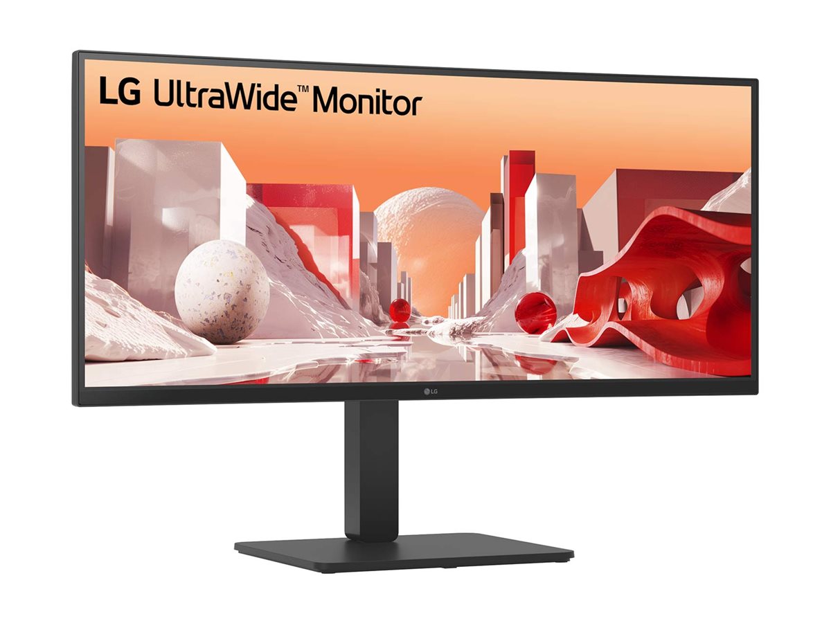 LG LG UltraWide 34BA75QE-B - Écran LED - incurvé - 34" - 3440 x 1440 WQHD @ 60 Hz - IPS - 300 cd/m²- HDR10 - 5ms - 2xHDMI- DP- USB-C