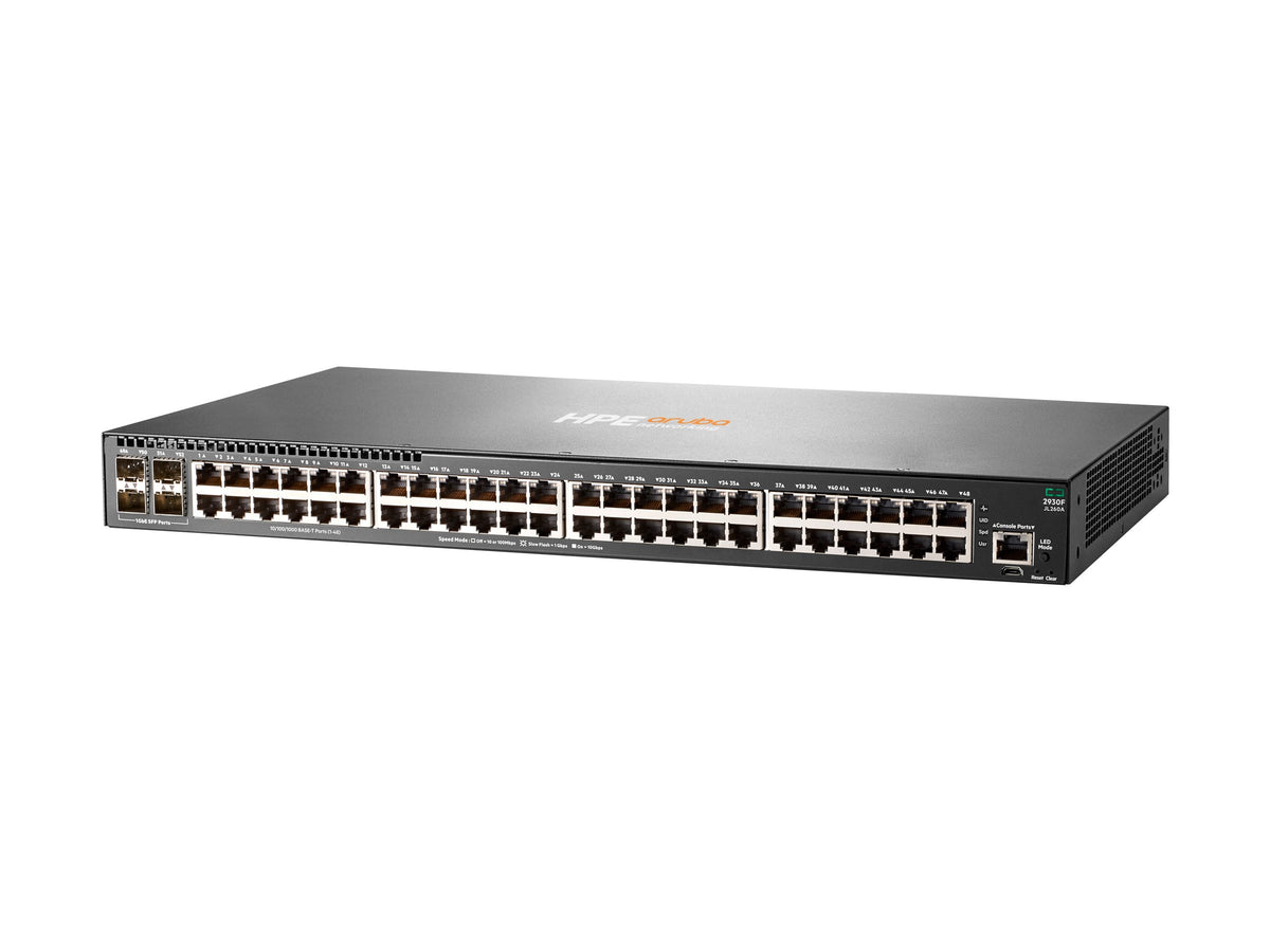HEWLETT PACKARD ENTERPRISE HPE Aruba 2930F Switch 48G 4SFP Europe English