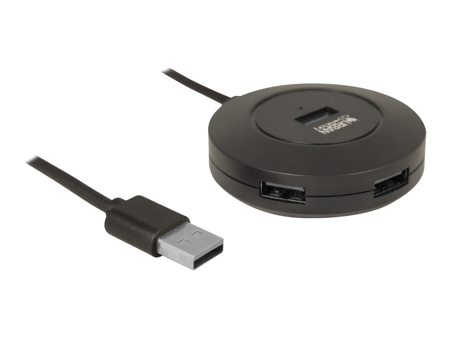 URBAN FACTORY MINEE 4-Port USB 2.0 Hub Black
