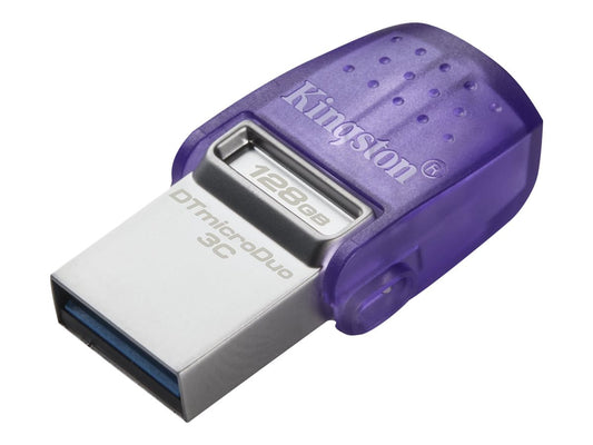 KINGSTON 128Go DataTraveler microDuo 3C 200MB/s dual USB-A + USB-C