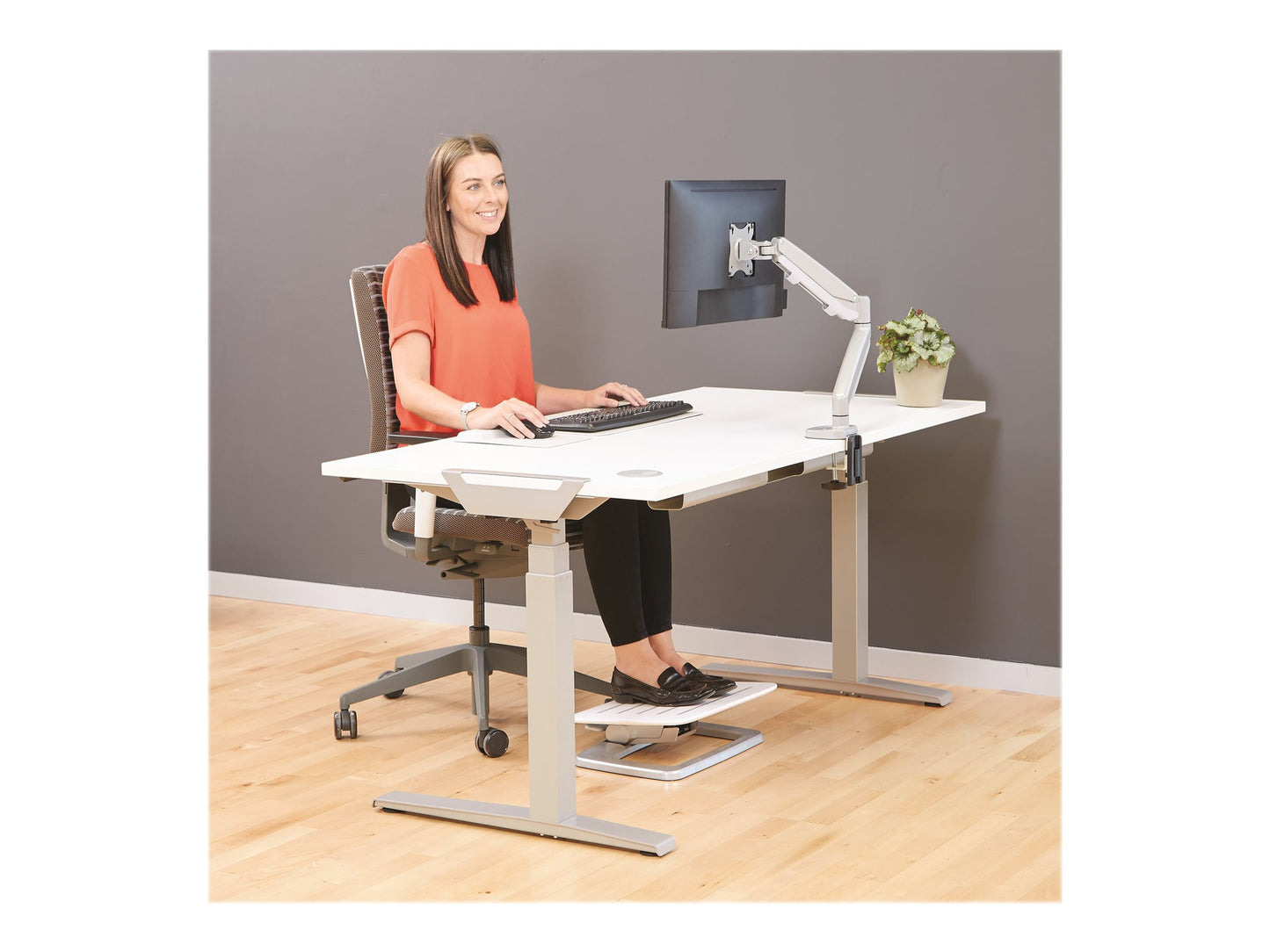 FELLOWES BRAS ARTICULE EPPASINGLE SILVER compatible jusqu’à 39 POUCES