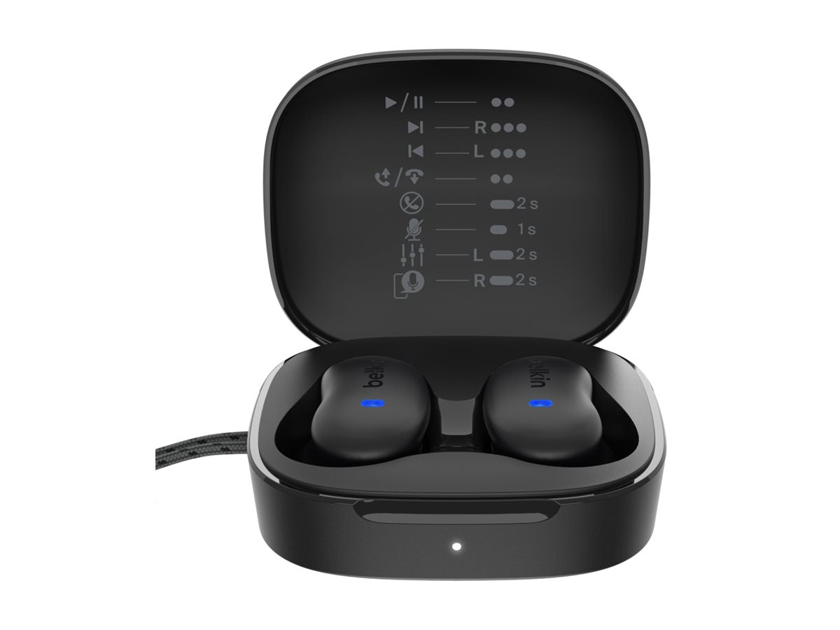 BELKIN BELKIN SoundForm Anywhere True Wireless Earbuds Black