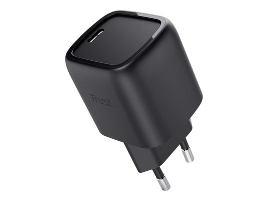 TRUST TRUST Alimentation universelle MAXO USB-C 30 watts GAN Smartphone tablette 1 port - Noire