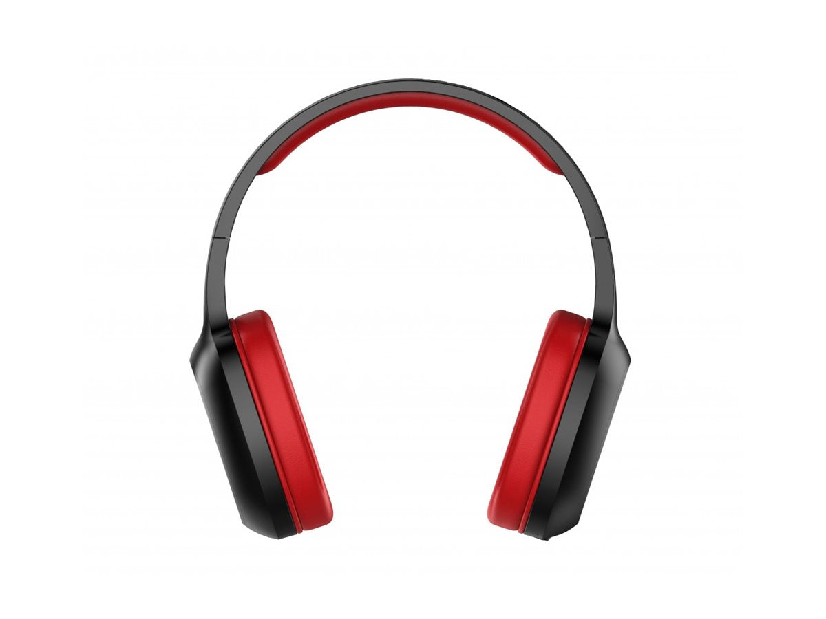 URBAN FACTORY URBAN FACTORY Movee On-Ear Headphones Bluetooth 5.1 Rechargeable - Black/Red