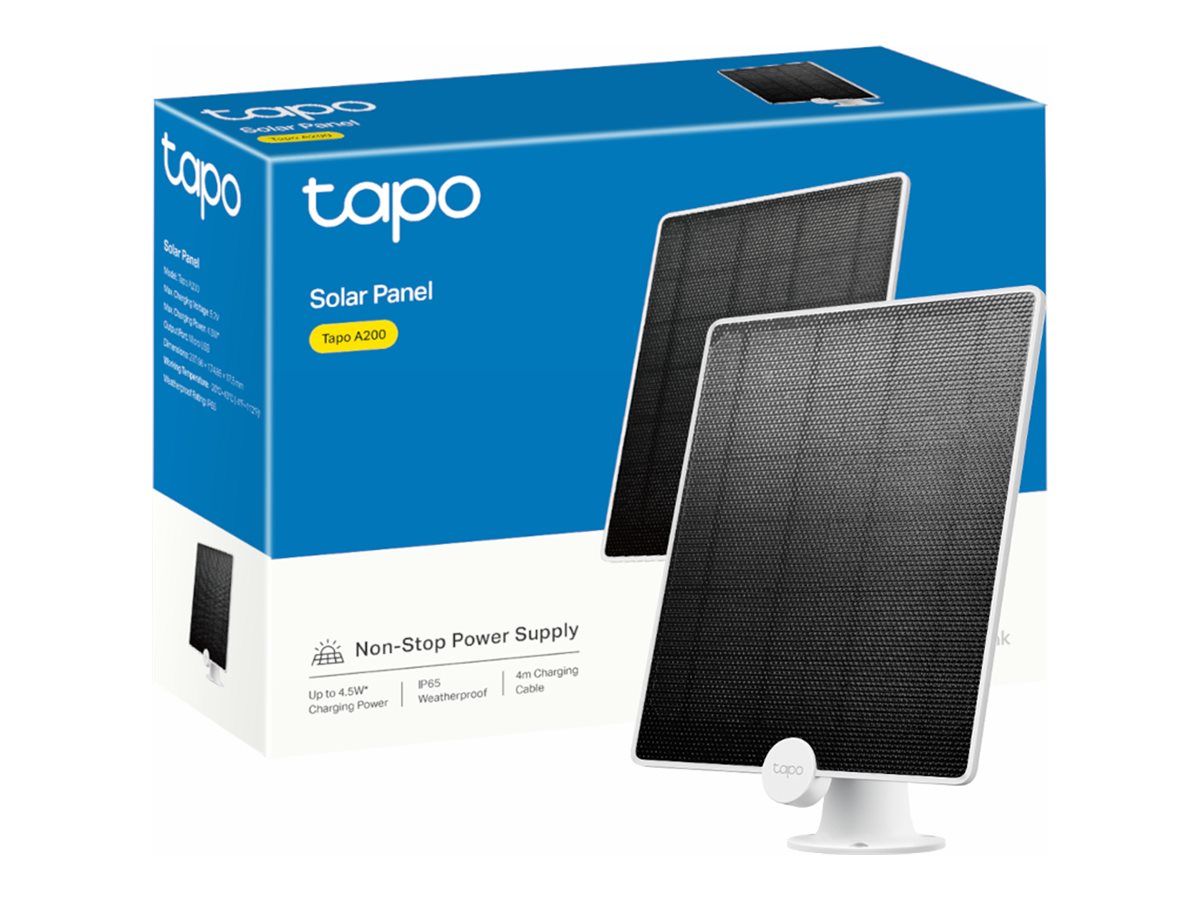 TP-LINK TP-LINK Tapo A200 Solar Panel Non-Stop Solar Power-Captures Free Clean Solar Energy