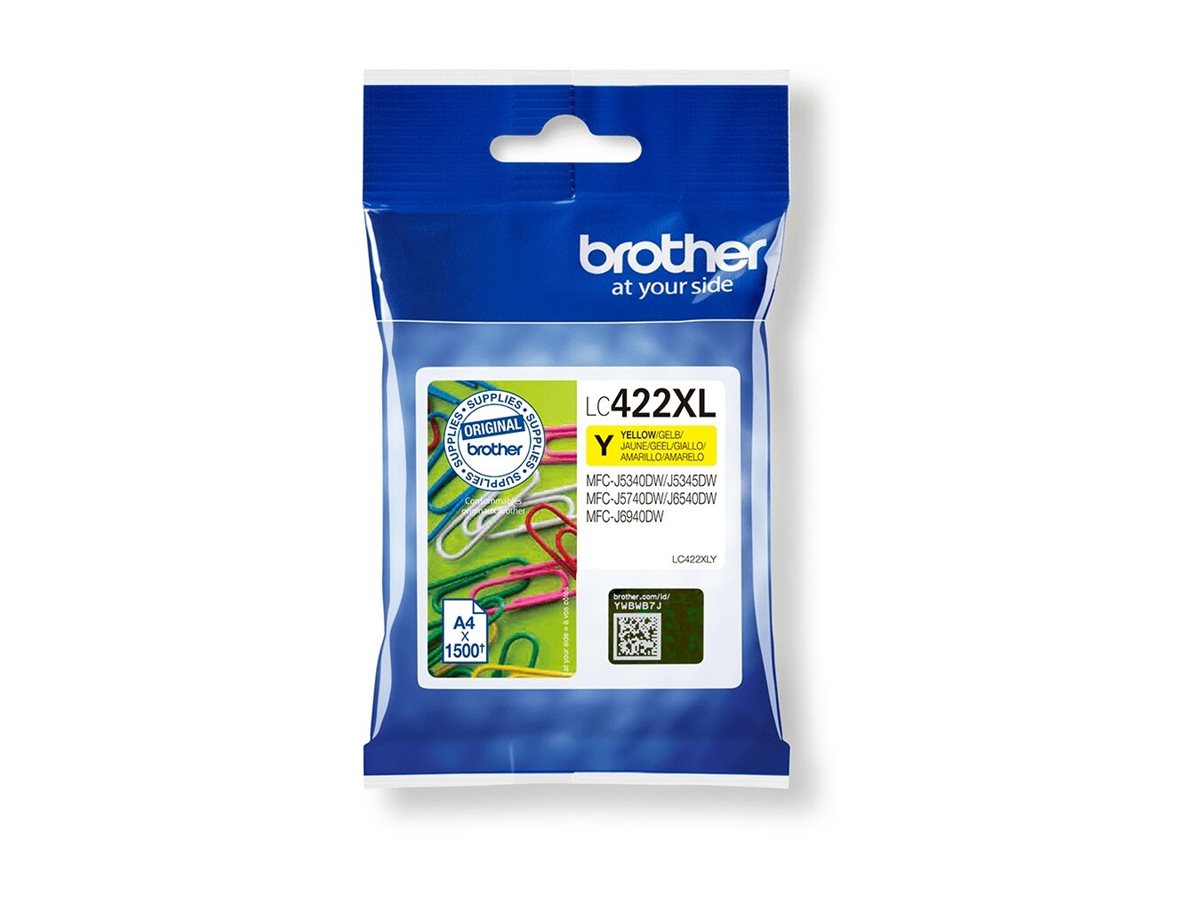 BROTHER LC422XLY HY Ink Cartridge For BH19M/B Compatible with MFC-J5340DW MFC-J5740DW MFC-J6540DW MFC-J6940DW 1500 pages