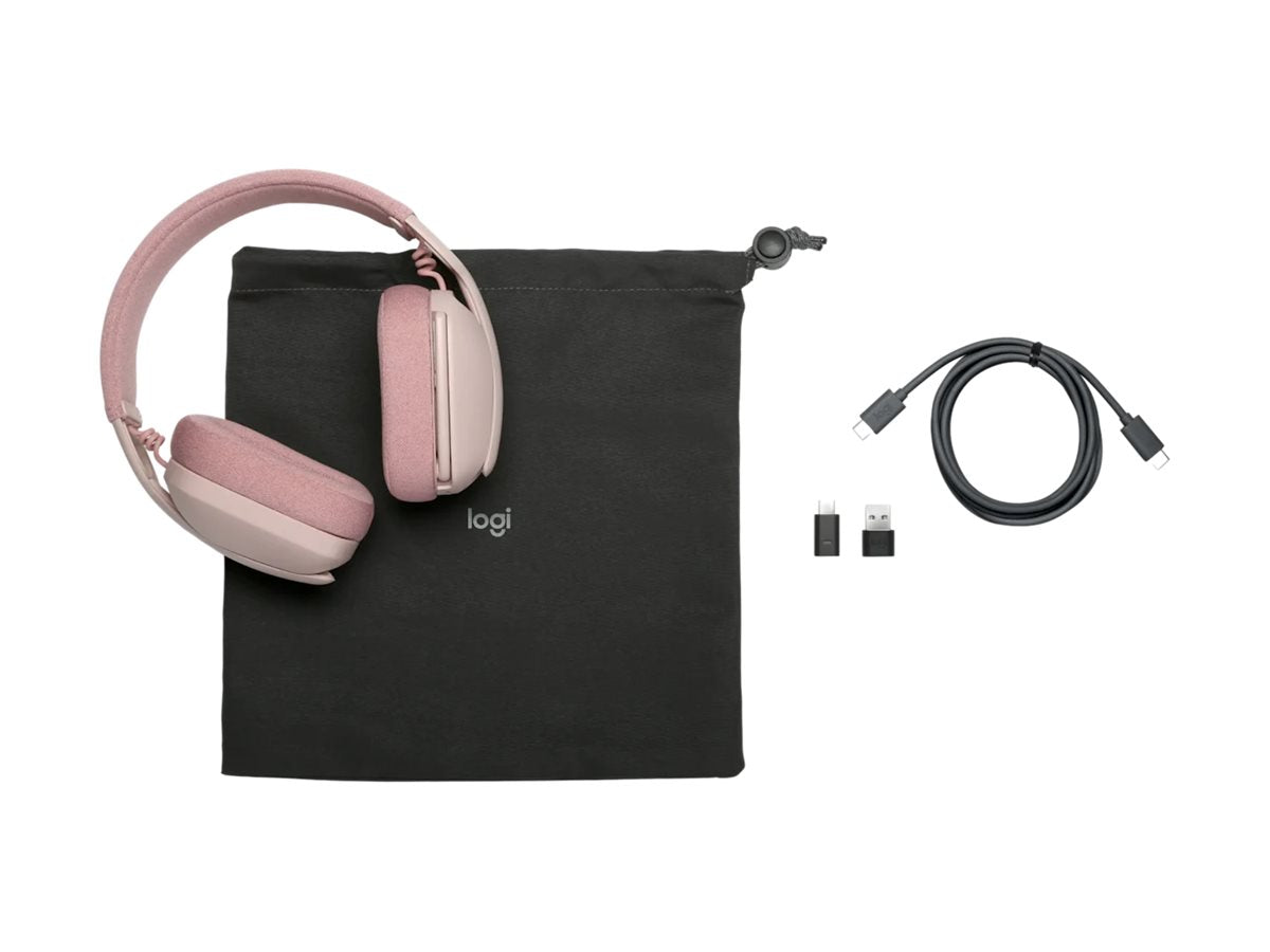LOGITECH ZONE VIBE WIRELESS MS - ROSE