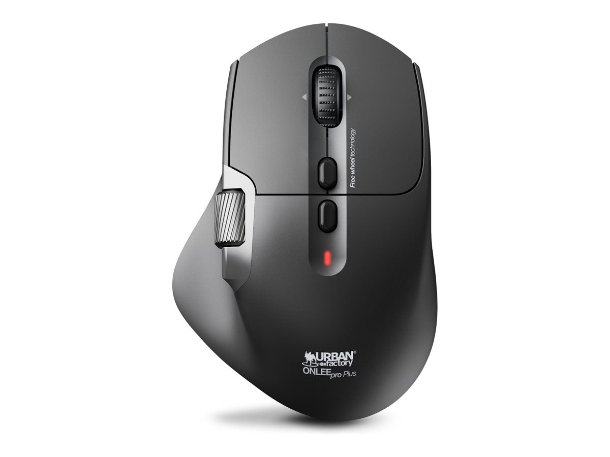 URBAN FACTORY URBAN FACTORY La souris ONLEE PRO Plus fonctionne soit en Bluetooth soit en 2.4Ghz Elle possède une batterie amovible de 400mAh