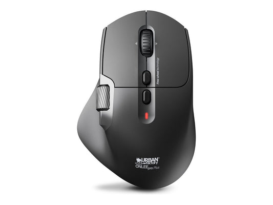 URBAN FACTORY URBAN FACTORY La souris ONLEE PRO Plus fonctionne soit en Bluetooth soit en 2.4Ghz Elle possède une batterie amovible de 400mAh