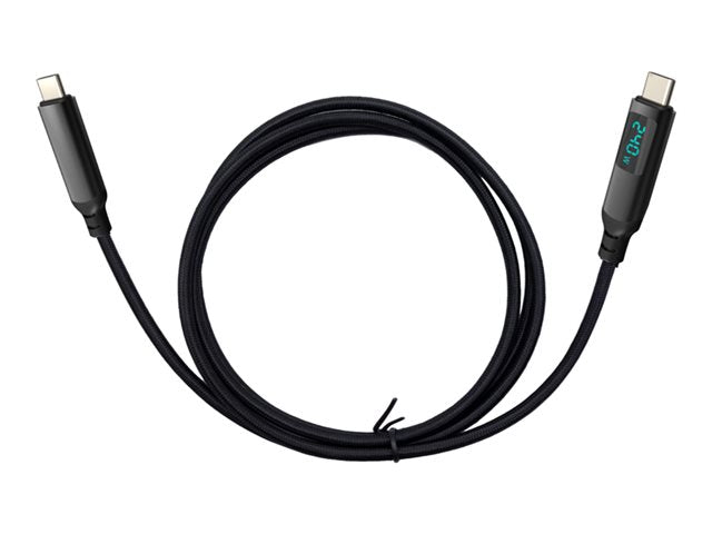 I-TEC Thunderbolt 4/USB4 Class Pro Cable 240W with LCD 40 Gbps 150 cm