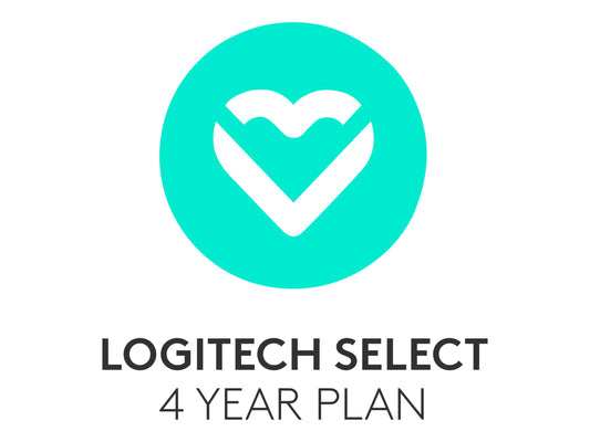 LOGITECH Select Extended service agreement advance parts replacement 4 years response time 1 business day 1 room