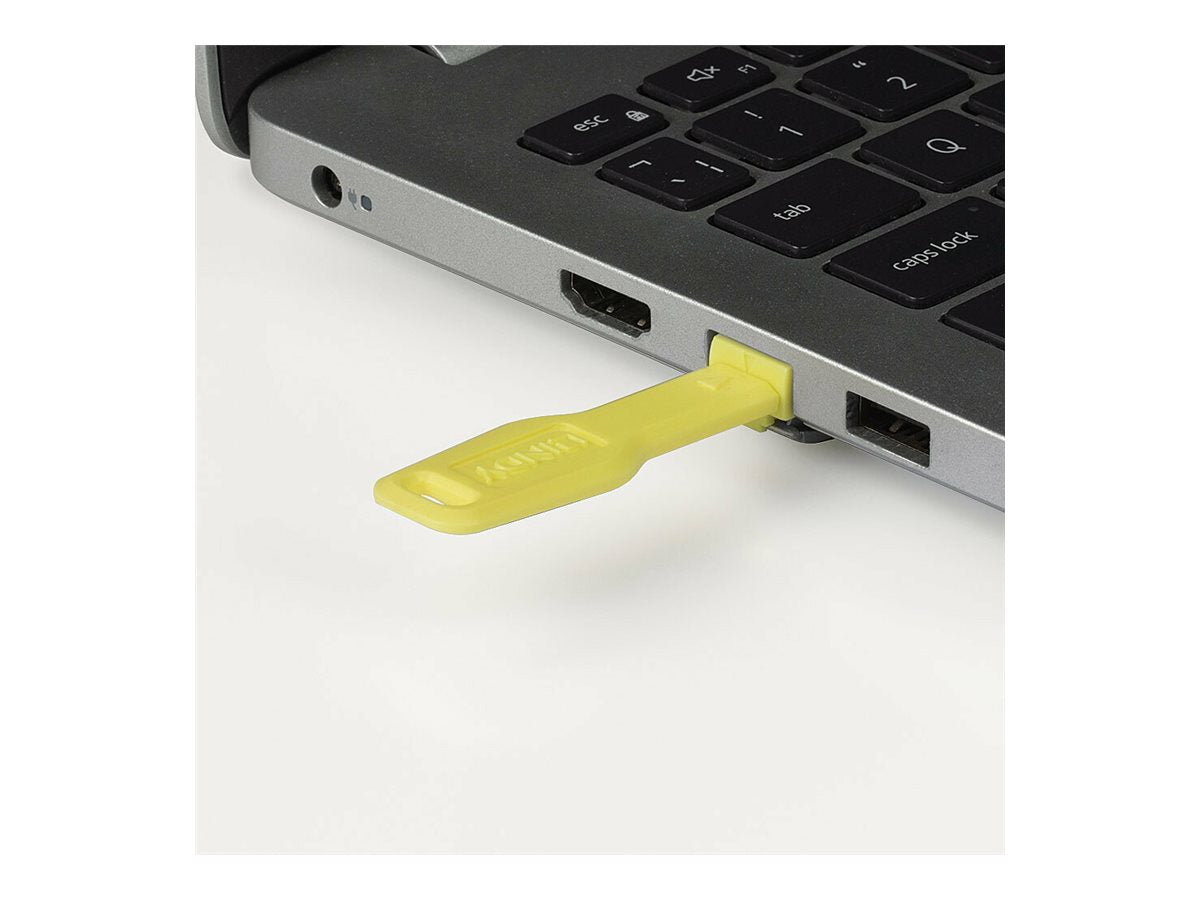 LINDY LINDY RJ45 Port Locks YELLOW 20pcs.