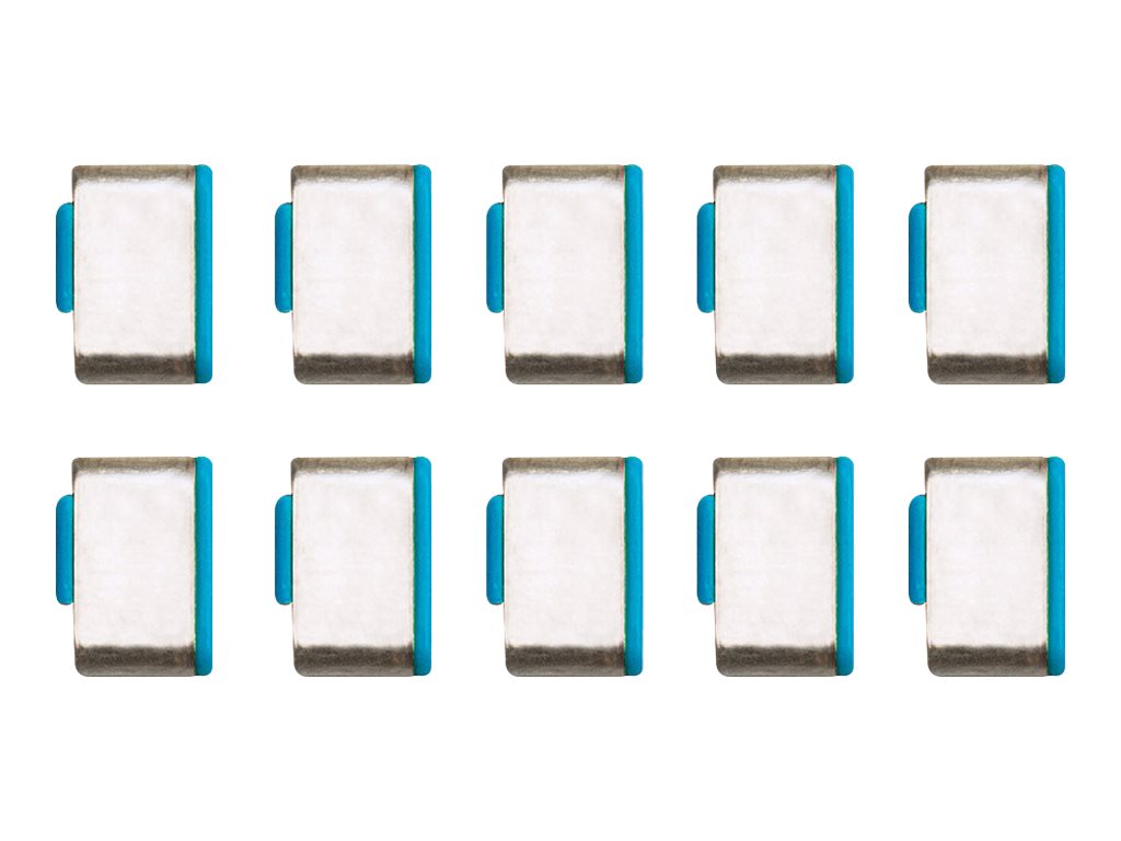 LINDY USB Type C Port Blockers Pack of 10 blue