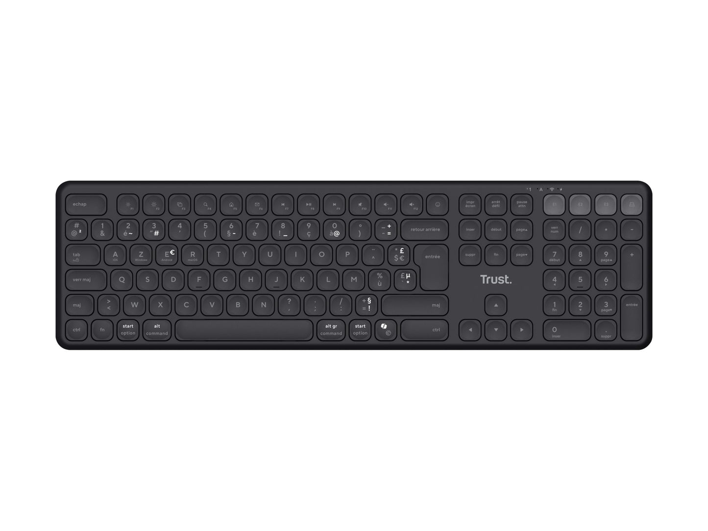 TRUST Clavier sans fil VAIYA Bluetooth (FR)