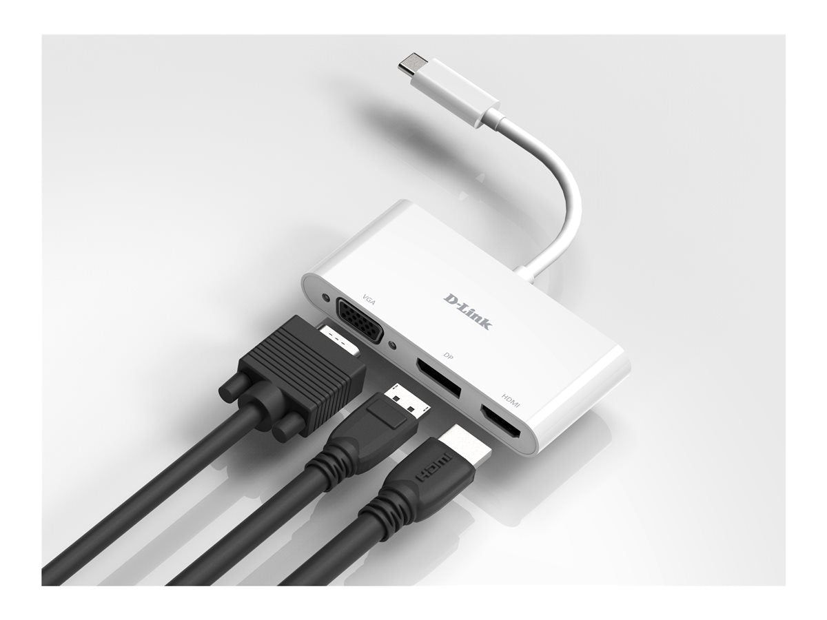 D-LINK D-LINK USB-C 3-en-1 Adapter